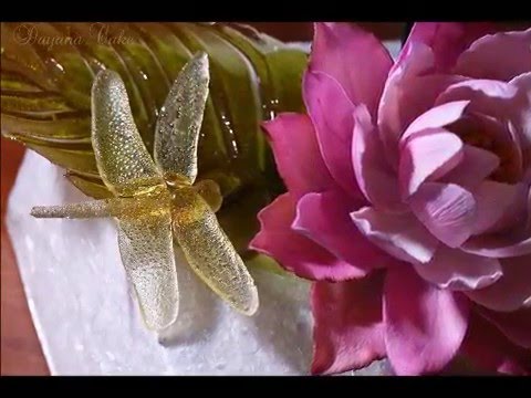 Видео: Мастер-класс - стрекоза из изомальта