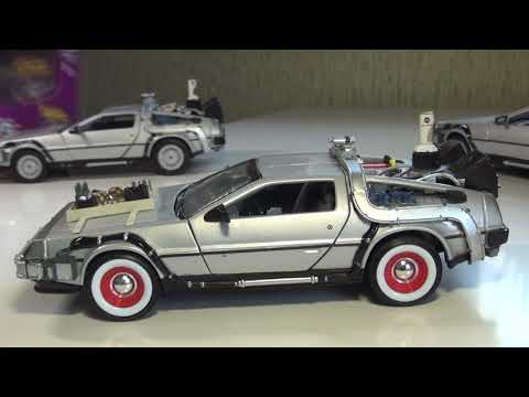 Видео: Назад в будущее. ДеЛориан моделька.  DeLorean DMC-12 model.
