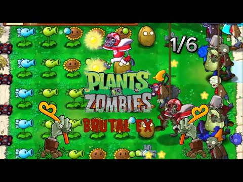 Видео: Прохождение самого странного мода(PvZ brutal ex mod)