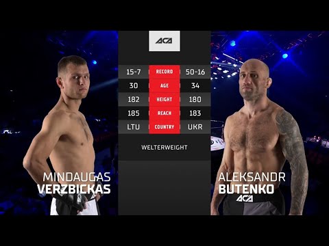 Видео: ACA 128: Миндаугас Вержбицкас vs. Александр Бутенко | Mindaugas Verzbickas vs. Aleksandr Butenko