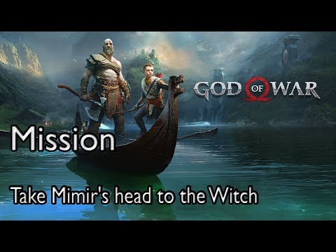 Видео: God Of War 4 Миссия «Новое место назначения»: отнесите голову Мимира Ведьме