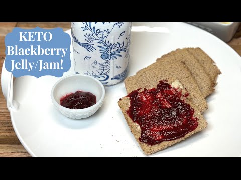 Видео: Кето-желе/джем из ежевики! 😜