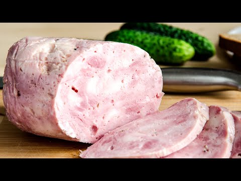 Видео: Я ЗАБЫЛА о колбасе ИЗ МАГАЗИНА! Тут только НАТУРАЛЬНОЕ МЯСО. Простой рецепт Домашней ВЕТЧИНЫ
