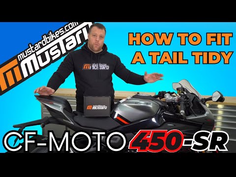Видео: Установка задней накладки Mustard Bikes на CFMOTO 450SR или SS 2023 года