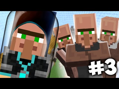 Видео: НАПАЛИ НА БУТЫЛКУ С ДЕРЕВНЕЙ // Minecraft: Выживание в бутылке 3.0 #3