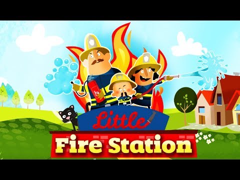 Видео: Little Fire Station - Маленькие пожарники - Развивающий мультик (ИГРА) | Children's cartoon game