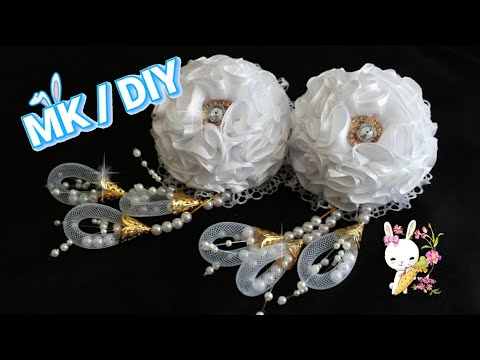 Видео: Пышные школьные банты с подвеской из тубуляра / МК КАНЗАШИ / DIY Curvy School Bows