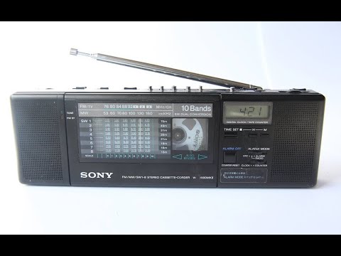 Видео: vintagemoscow. микро магнитола sony wa 8000 mk 2