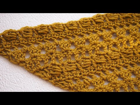 Видео: Шаль крючком. Как связать шаль Бактус* How to crochet a shawl Уроки вязания для начинающих  Урок 415