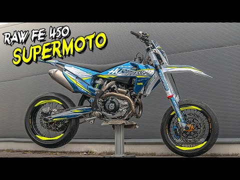Видео: Сборка супермото без реального плана | RAW FE 450!