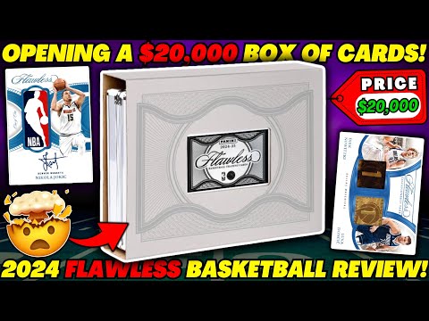 Видео: *20 000 долларов за коробку с карточками!🤯 Обзор безупречной баскетбольной коробки для хобби 2024...