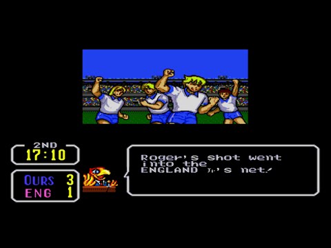 Видео: Tecmo Cup: Ours vs England (Первая игра против сборной) 13 Ч.