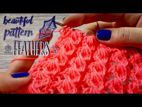 Видео: ИЗУМИТЕЛЬНЫЙ УЗОР СПИЦАМИ "ПЕРЫШКИ" 🕊/ AMAZING KNITTING PATTERN 🕊 "FEATHERS"