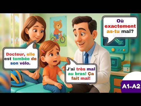 Видео: 🇫🇷 Реалистичные разговоры в кабинете французского педиатра для учащихся уровней A1-A2