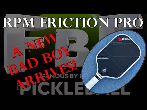 Видео: Обзор ракетки для пиклбола RPM Friction Pro