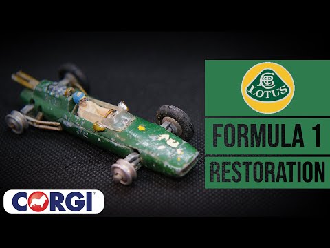 Видео: Восстановление CORGI Lotus-Climax Formula 1