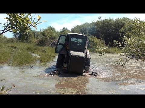 Видео: Трактор против грузовика!!! Проедет ли Т-40АМ там где проехал ЗиЛ -157?