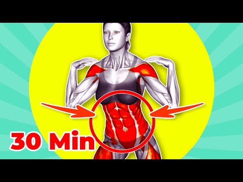 Видео: ➜ 30-минутный стоячий сжигатель жира ➜ Быстро получите стройную талию!