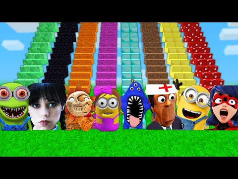 Видео: ОЧЕНЬ МНОГО ЛЕСТНИЦ В МАЙНКРАФТ ЗОМБАК