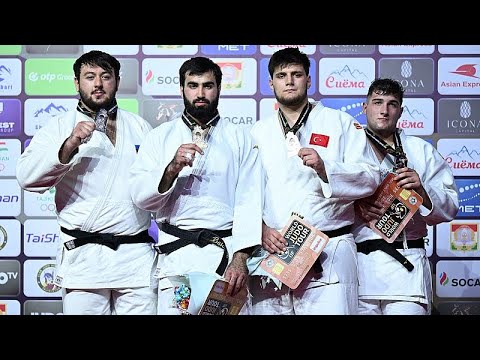 Видео: Юниорский чемпионат мира по дзюдо в Душанбе: поединки тяжеловесов …