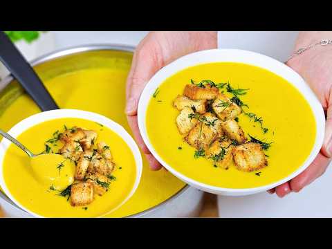 Видео: Готовлю Теперь ВСЕ ЛЕТО!! Крем-Суп из 1кг КАБАЧКОВ🔥ВКУС ПРОСТО🔥Улучшенный рецепт✅️