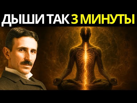 Видео: Дыши так 3 минуты — и ты поймёшь, почему нейробиологи боятся — Никола Тесла