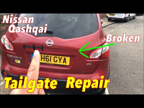 Видео: Ремонт крышки багажника Nissan Qashqai