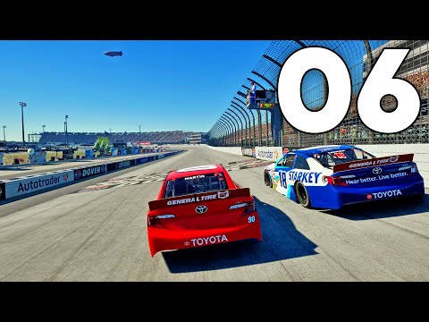 Видео: Карьера NASCAR 25 — Часть 6 — ПЕРВАЯ ПОБЕДА!