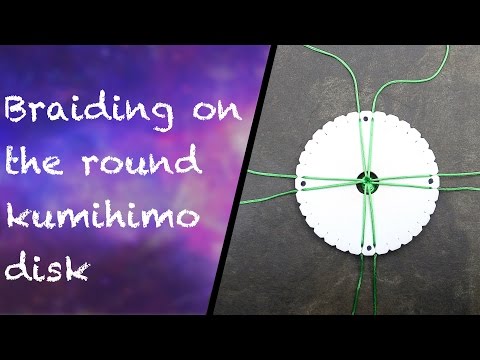 Видео: Плетение на круглом диске кумихимо