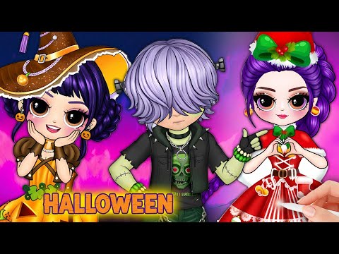 Видео: Охотники на демонов в стиле K-Pop: Руми против Джину | Модная трансформация на Хэллоуин против Ро...