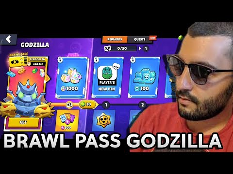 Видео: Новият BRAWL PASS GODZILLA Е ТУК!!! Unboxing!