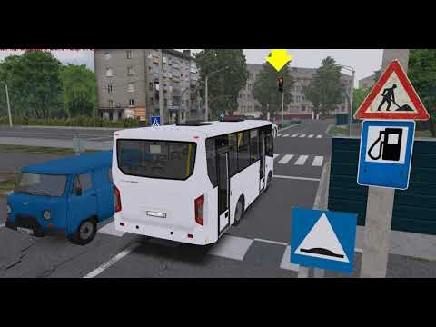 Видео: Omsi 2. Чебоксары. Маршрут № 5 . ПАЗ Вектор Next.