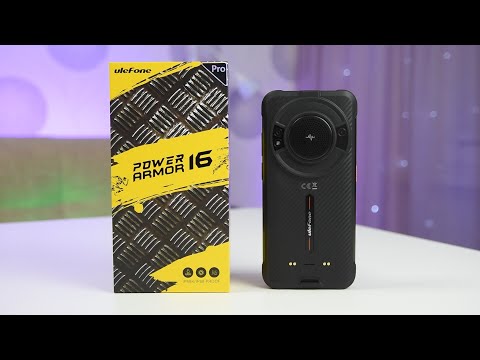 Видео: Ulefone Power Armor 16 Pro - Защищенный водонепроницаемый смартфон с батареей 9600 мАч