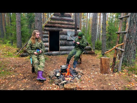 Видео: ТАЕЖНЫЙ БЫТ | НАШЛИ СОБАКУ | НОЧНАЯ РЫБАЛКА | ОБУСТРОЙСТВО ЛАГЕРЯ