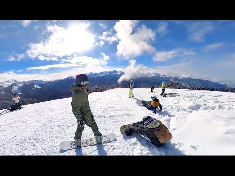 Видео: Трасса Календула Роза Хутор