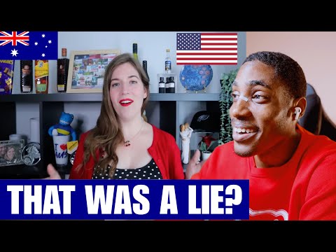 Видео: Американец реагирует на ложь, которую американцам рассказывают об Австралии