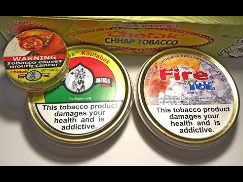 Видео: Обзор на Жевательный Табак  и Снюс из Индии  Fire&Ice Chetak Snus from India