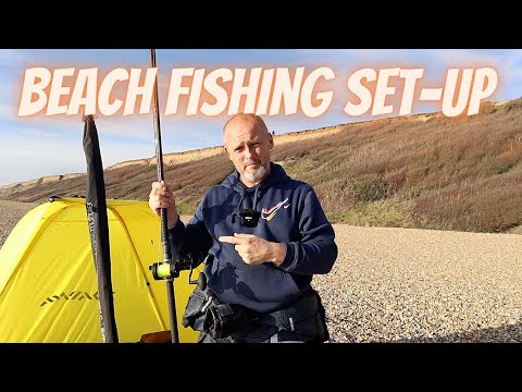 Видео: Подготовка к рыбалке с пляжа, часть 1 — установка удилища, катушки, оснастки и наживки — Angling ...