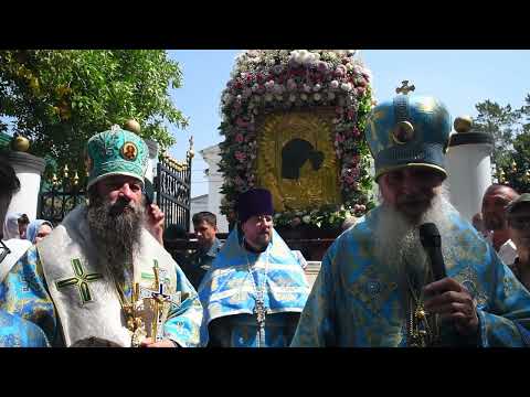 Видео: Слово митрополита Петр после Крестного хода с Табынской иконой Божией Матери 5 июля 2024 года