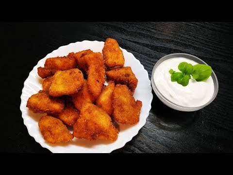 Видео: Наггетсы - сочные и вкусные. Простой рецепт. Фритюрница Kitfort-KT-2009.