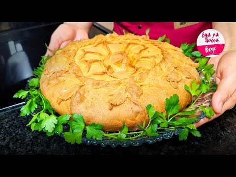 Видео: Быстрое тесто, сочная начинка: праздничный пирог с мясом и картошкой на новый год 2025. Балиш рецепт
