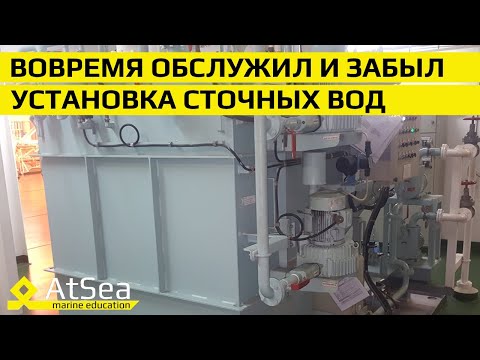 Видео: Заведование Вахтенных Механиков на Борту - Установка Обработки Сточных Вод - Экспресс Интервью