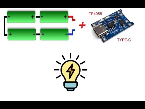 Видео: Как зарядить сборку литиевых аккумуляторов от одной TP4056