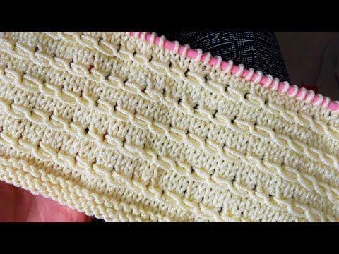 Видео: СУПЕР ЛЕГКОЕ ВЯЗАНИЕ КОВРИКОВОЙ СТЕЖКОЙ