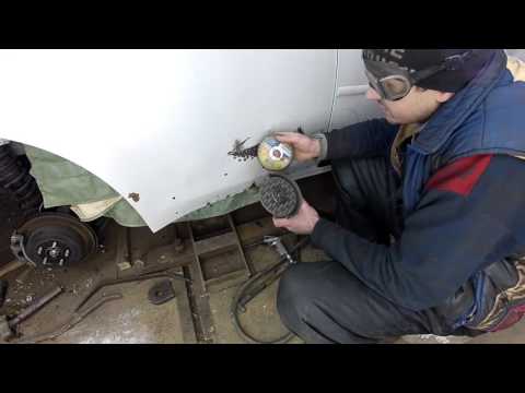 Видео: Кузовной ремонт. Покраска авто. Могилёв. Рваная дверь. 2 часть