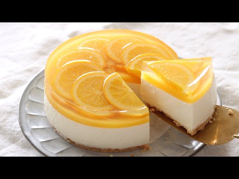Видео: Апельсиновый чизкейк без выпечки: без яиц и без духовки
