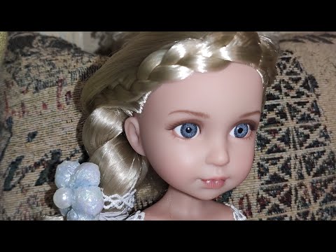 Видео: Моя принцесса приехала, Классическая кукла 32 см в бежевом нарядном ЯРУСНОМ платье Max&Jessi