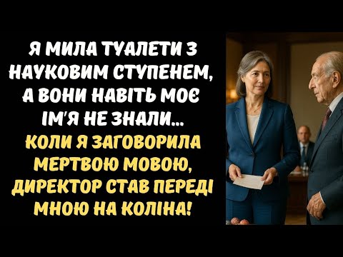 Видео: ДИРЕКТОР 5 РОКІВ ІГНОРУВАВ ПРОСТУ ПРИБИРАЛЬНИЦЮ... КОЛИ Я ЗАГОВОРИЛА ЛАТИНОЮ, ВІН ВПАВ У ВІДЧАЙ!