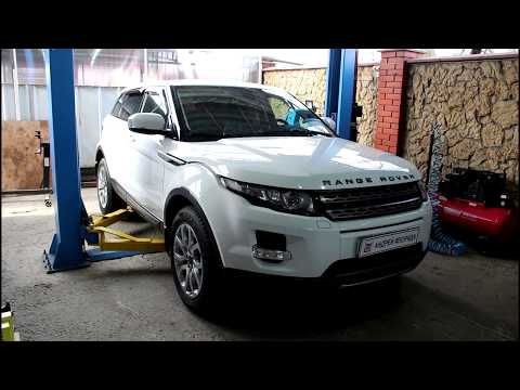 Видео: Замена фильтров и масла в двигателе на Range Rover Evoque 2,2  Ленд Ровер Эвок  2011 года