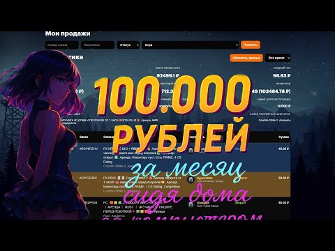 Видео: Как заработать 100.000 рублей сидя дома за компьютером на фанпей